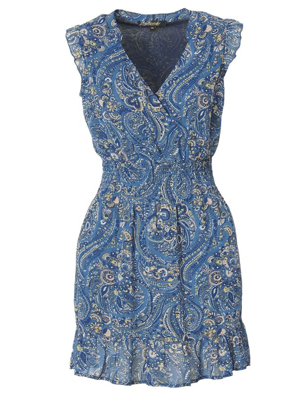 KOROSHI KOROSHI Haljina  žuta / petrol / bijela