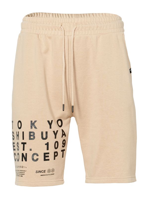 KOROSHI KOROSHI Hlače  bež / crna