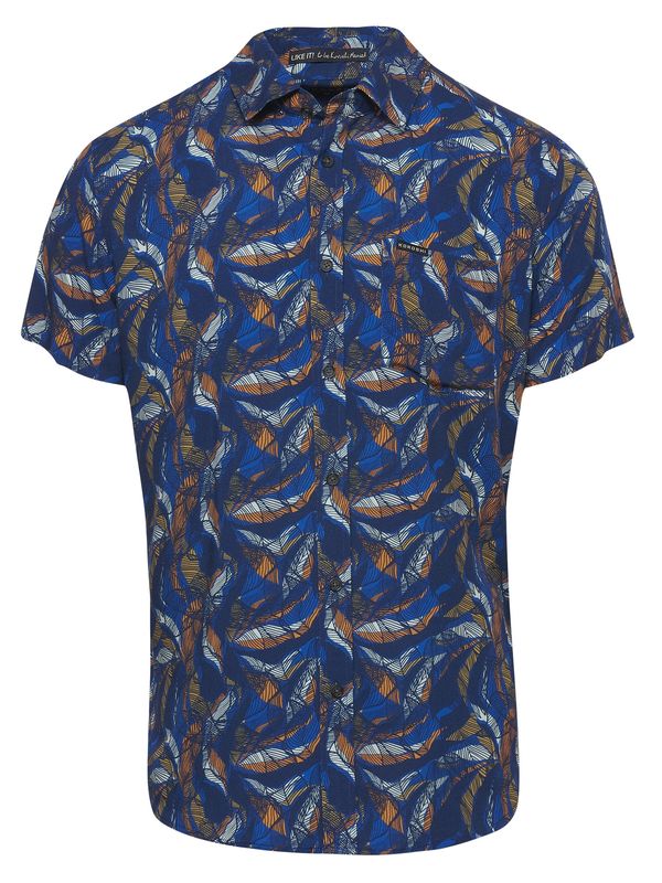 KOROSHI KOROSHI Košulja  kraljevsko plava / narančasta / bijela