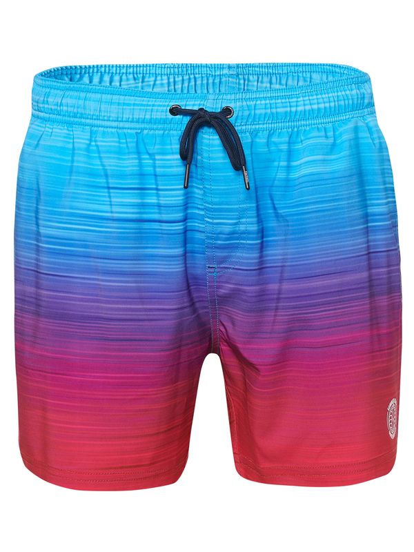 KOROSHI KOROSHI Kupaće hlače  plava / azur / ljubičasta / trešnja crvena