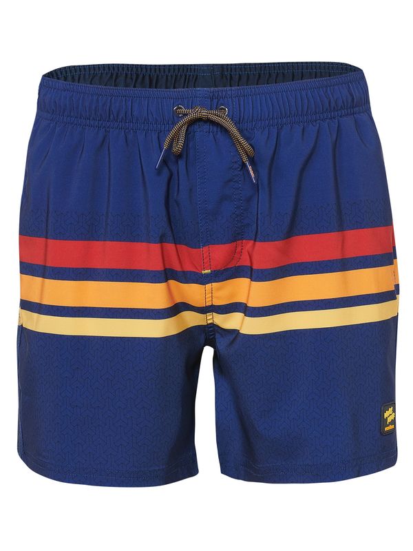 KOROSHI KOROSHI Kupaće hlače  tamno plava / marelica / mandarina / jarko crvena