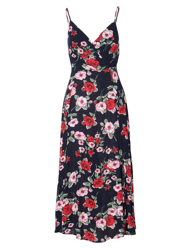 KOROSHI KOROSHI Ljetna haljina  mornarsko plava / zelena / roza / crvena