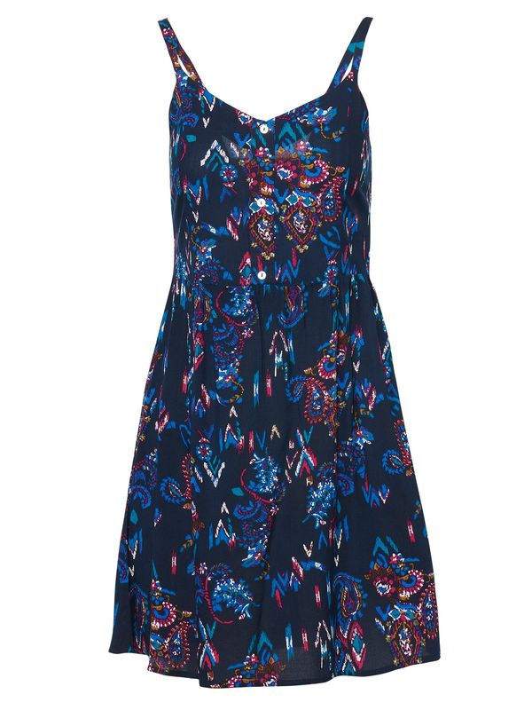 KOROSHI KOROSHI Ljetna haljina  morsko plava / višnja / fuksija / bijela