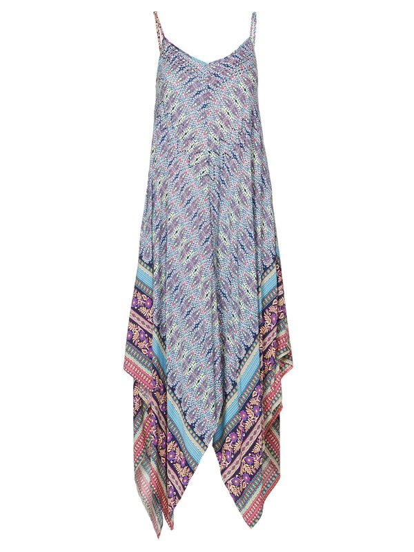 KOROSHI KOROSHI Ljetna haljina  plava / zelena / ljubičasta / roza