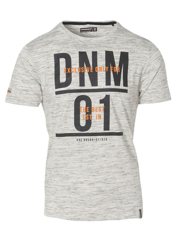 KOROSHI KOROSHI Majica  crna / bijela melange