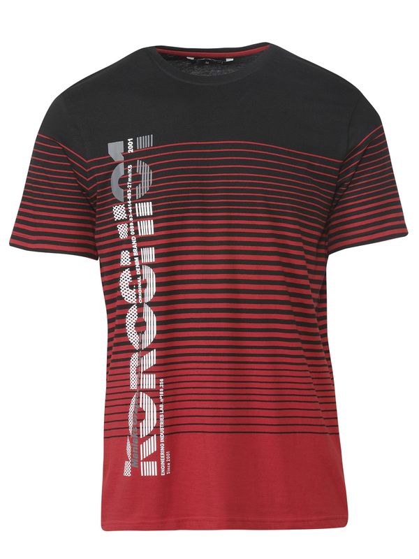 KOROSHI KOROSHI Majica  crvena / crna / bijela