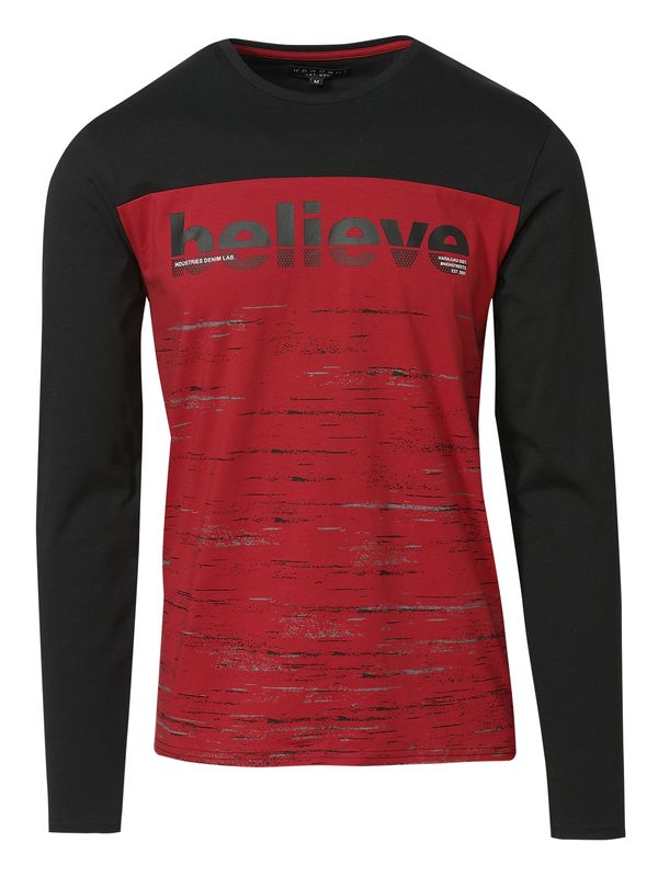 KOROSHI KOROSHI Majica  maslinasta / crvena / crna / bijela