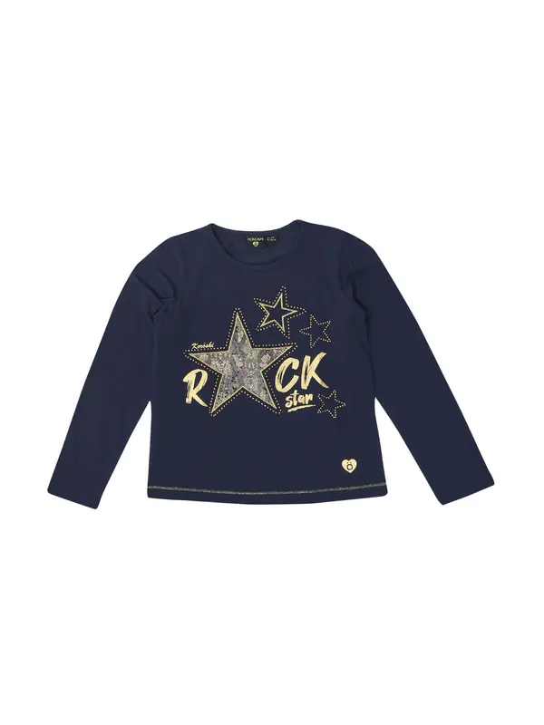 KOROSHI KOROSHI Majica  mornarsko plava / svijetložuta