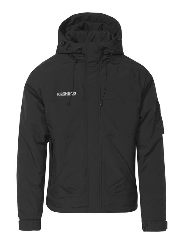 KOROSHI KOROSHI Prijelazna jakna  crna / bijela