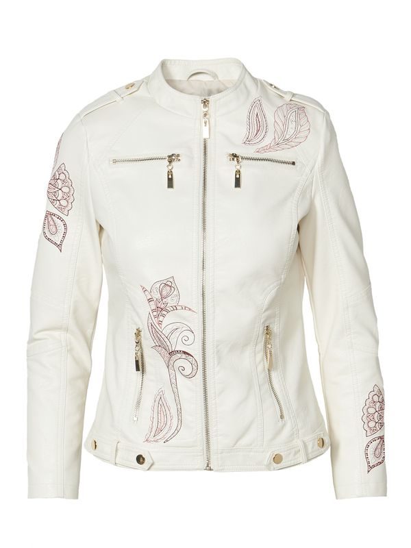 KOROSHI KOROSHI Prijelazna jakna  crvena / prljavo bijela