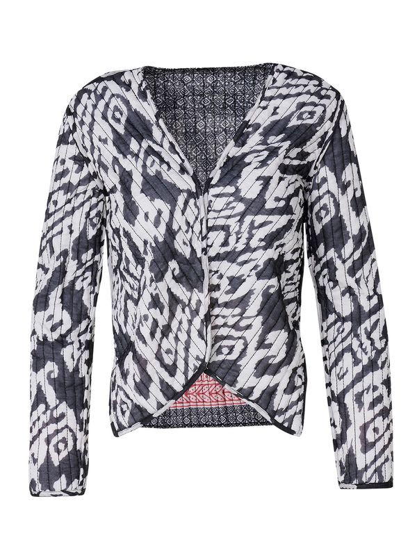 KOROSHI KOROSHI Prijelazna jakna  svijetlo crvena / crna / prljavo bijela