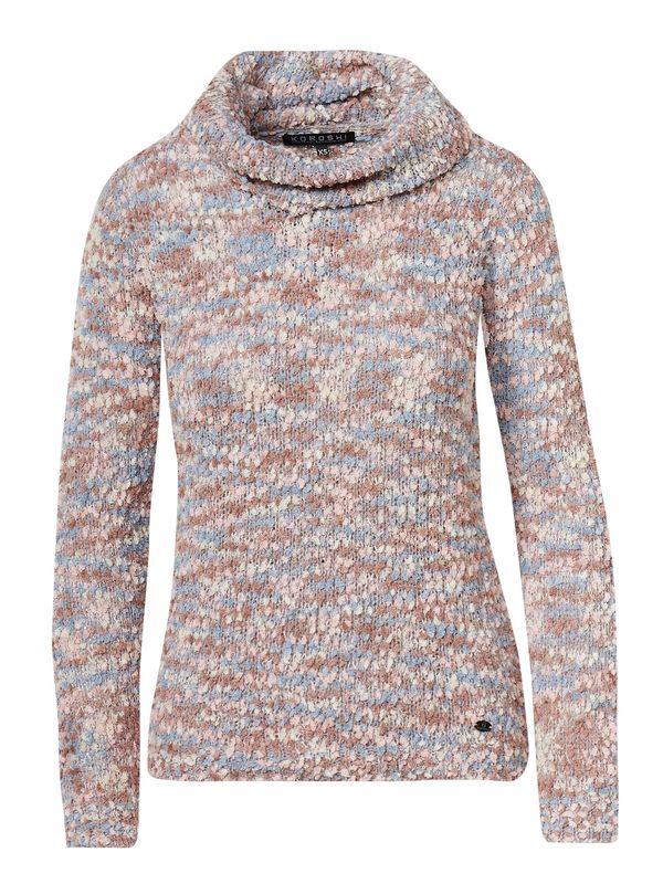 KOROSHI KOROSHI Pulover  bež / toplo smeđa / svijetloplava