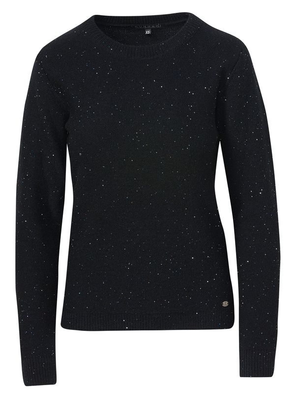 KOROSHI KOROSHI Pulover  crna / bijela