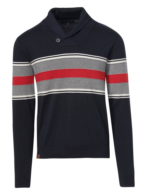 KOROSHI KOROSHI Pulover  mornarsko plava / crvena / bijela