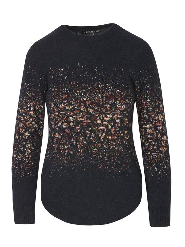 KOROSHI KOROSHI Pulover  mornarsko plava / žuta / roza