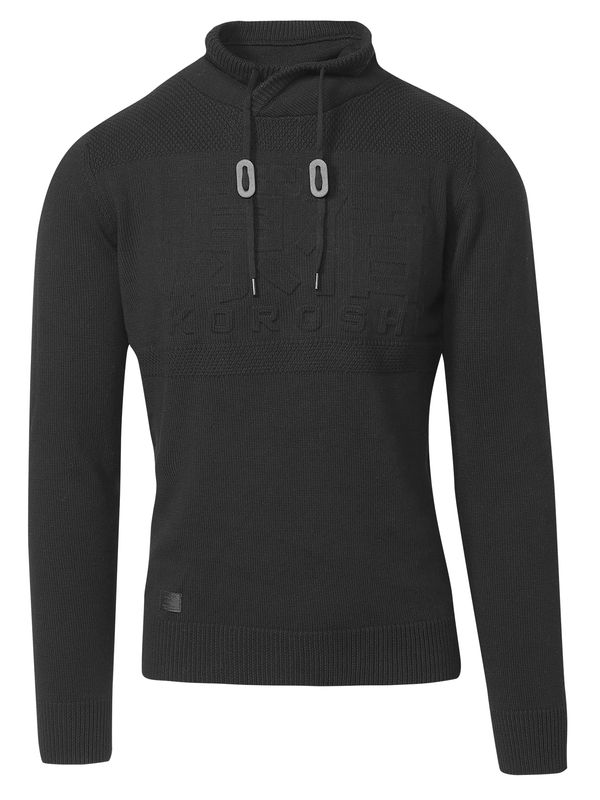 KOROSHI KOROSHI Pulover 'Punto'  crna