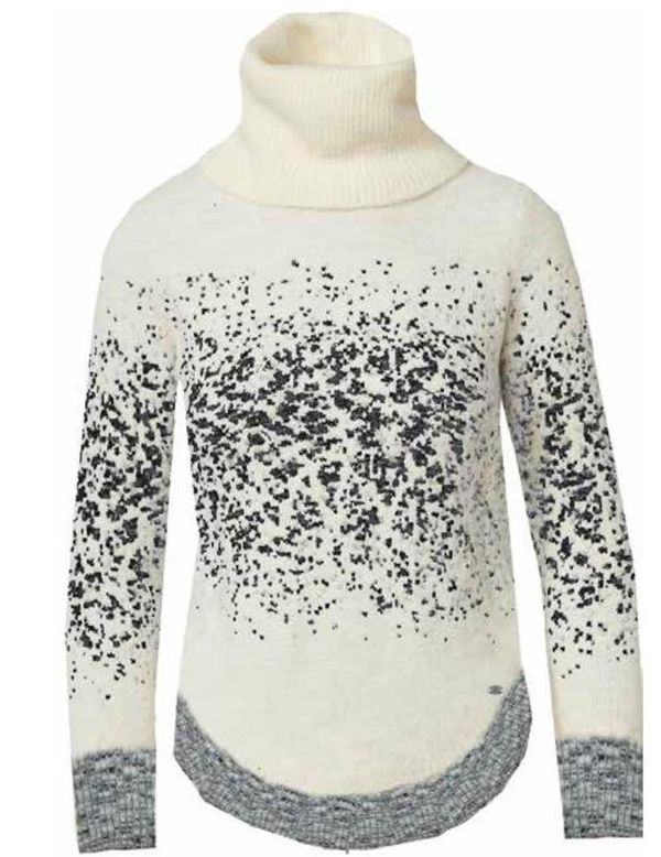 KOROSHI KOROSHI Pulover  siva / prljavo bijela