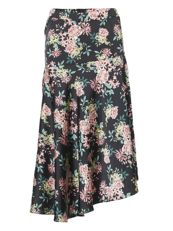 KOROSHI KOROSHI Suknja  bež / pastelno zelena / pastelno roza / crna