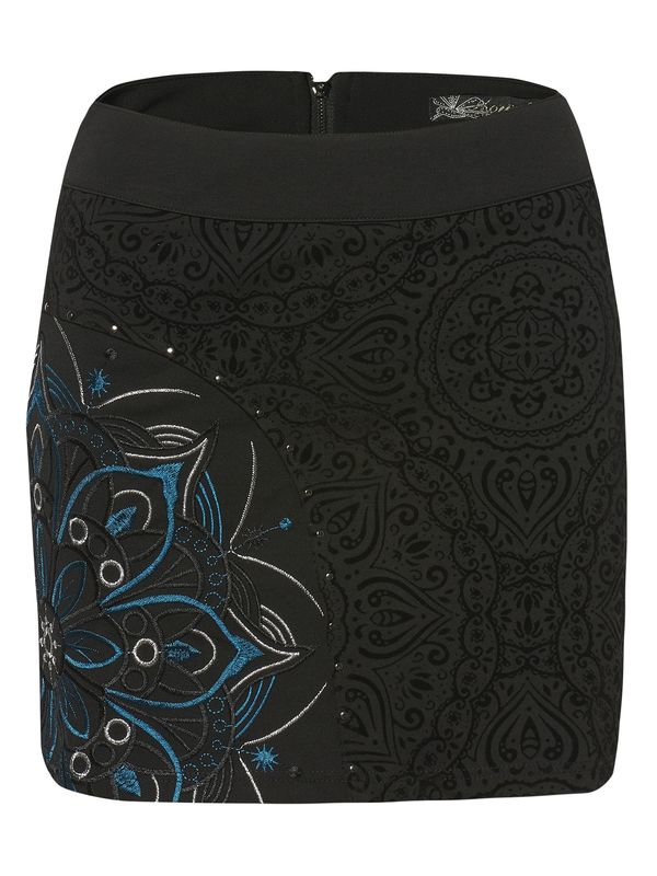 KOROSHI KOROSHI Suknja  tirkiz / antracit siva / svijetlosiva / crna