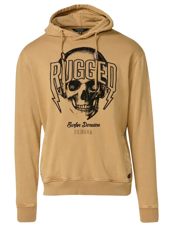 KOROSHI KOROSHI Sweater majica  bež / crna