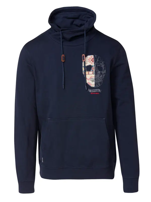 KOROSHI KOROSHI Sweater majica  bež / mornarsko plava / crvena