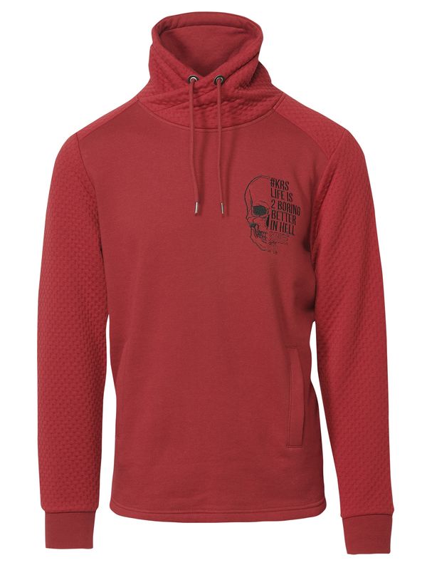 KOROSHI KOROSHI Sweater majica  crvena / crna