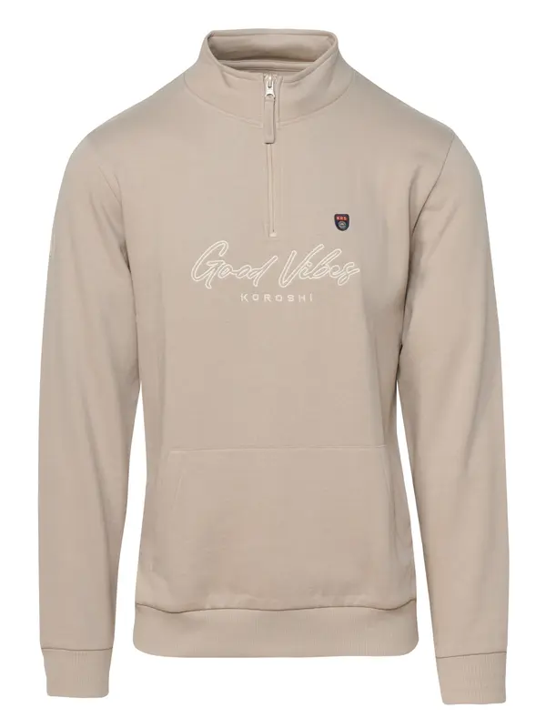KOROSHI KOROSHI Sweater majica  mornarsko plava / kameno siva / crvena / bijela