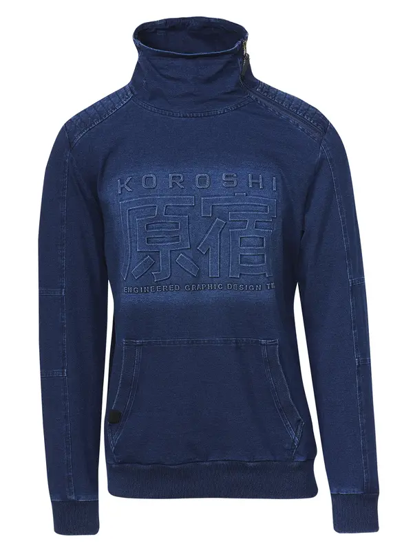 KOROSHI KOROSHI Sweater majica  plava / tamno plava