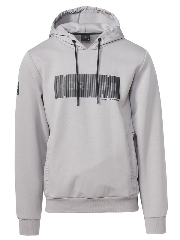 KOROSHI KOROSHI Sweater majica  siva melange