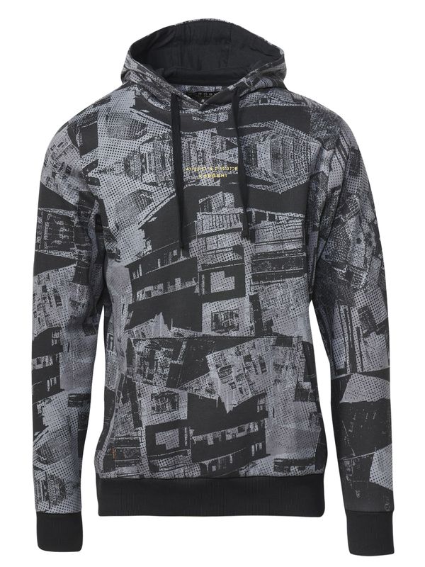 KOROSHI KOROSHI Sweater majica  siva / tamo siva / crna