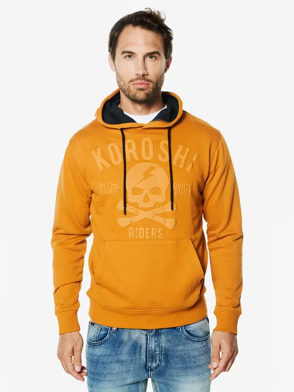 KOROSHI KOROSHI Sweater majica  tamno narančasta