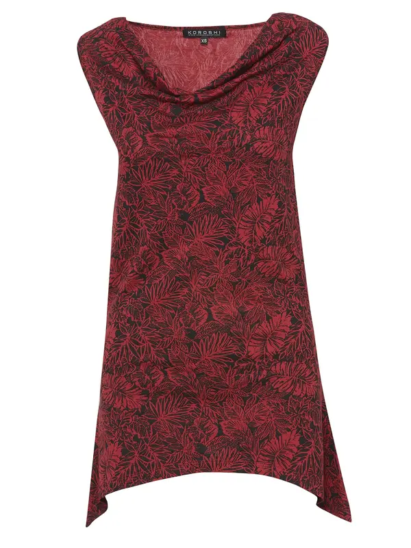 KOROSHI KOROSHI Top  bordo / crna