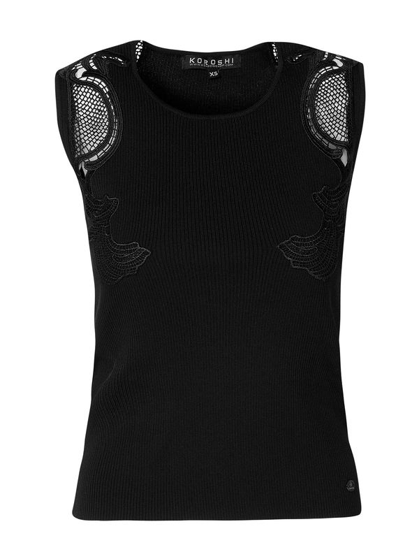 KOROSHI KOROSHI Top  crna