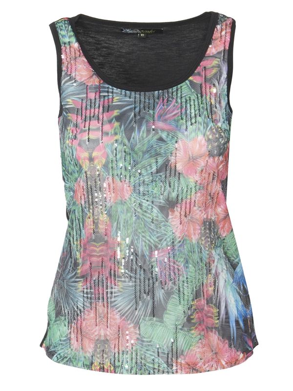 KOROSHI KOROSHI Top  jabuka / pastelno zelena / roza / crna