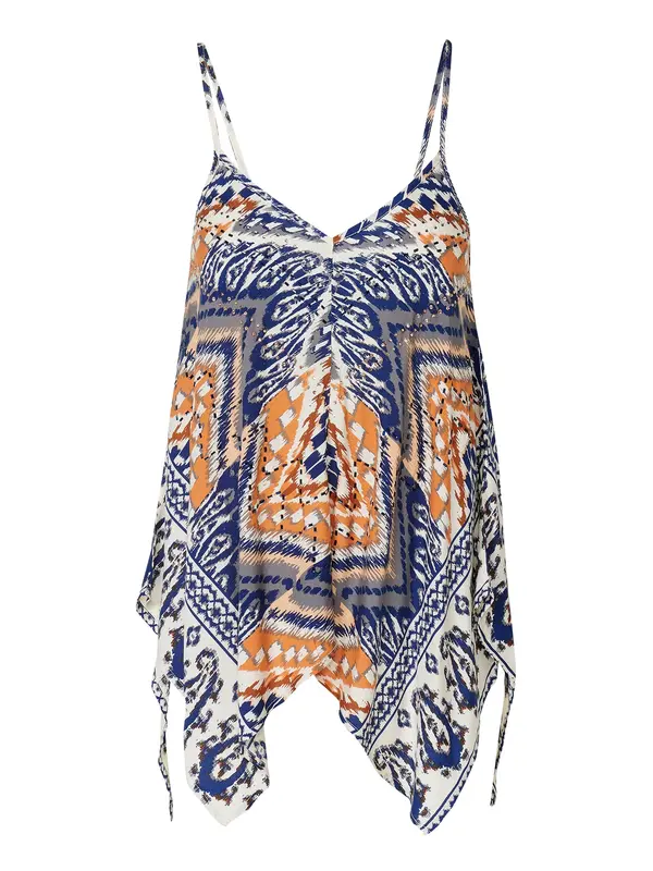 KOROSHI KOROSHI Top  mornarsko plava / siva / narančasta / bijela