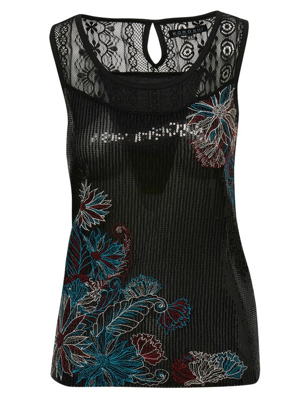 KOROSHI KOROSHI Top  plava / crvena / crna / bijela