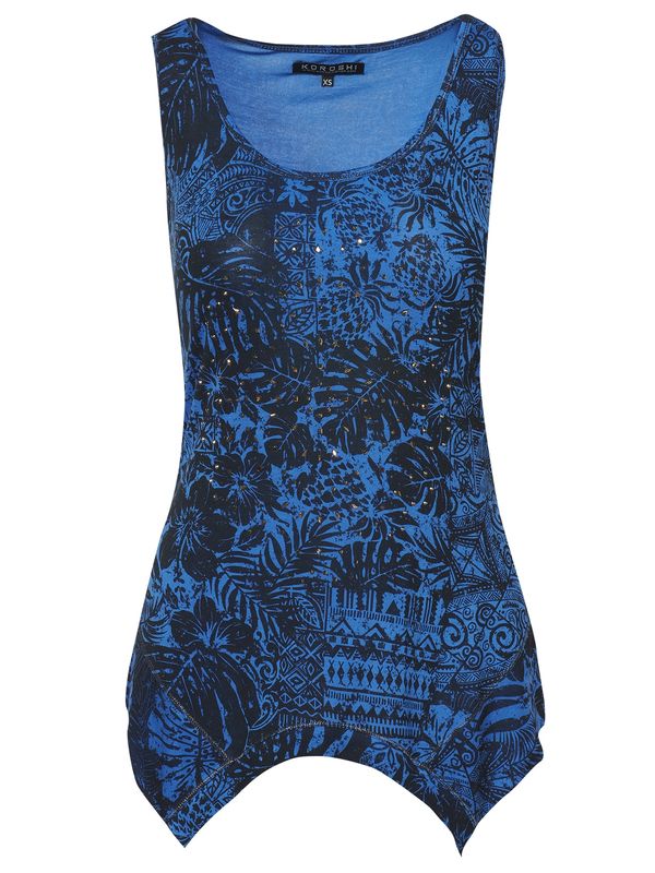 KOROSHI KOROSHI Top  plava / mornarsko plava / prozirna