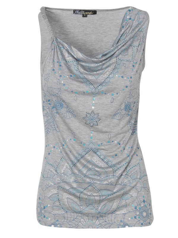 KOROSHI KOROSHI Top  plava / tirkiz / svijetlosiva