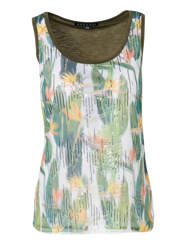 KOROSHI KOROSHI Top  žuta / zelena / ljubičasta / bijela