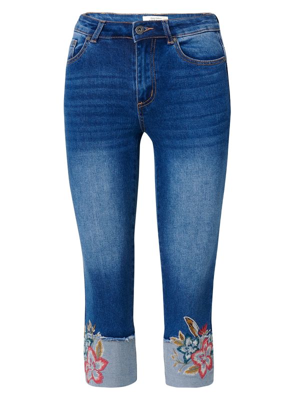 KOROSHI KOROSHI Traperice  plavi traper / šafran / crvena / bijela