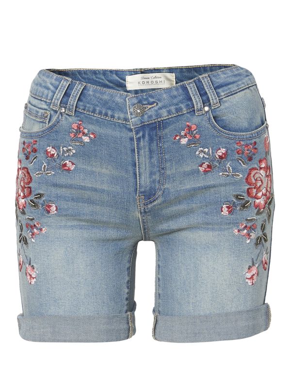 KOROSHI KOROSHI Traperice  plavi traper / zelena / crvena / bijela