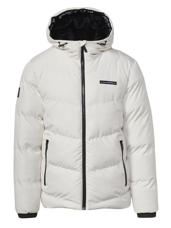 KOROSHI KOROSHI Zimska jakna  boja pijeska / crna