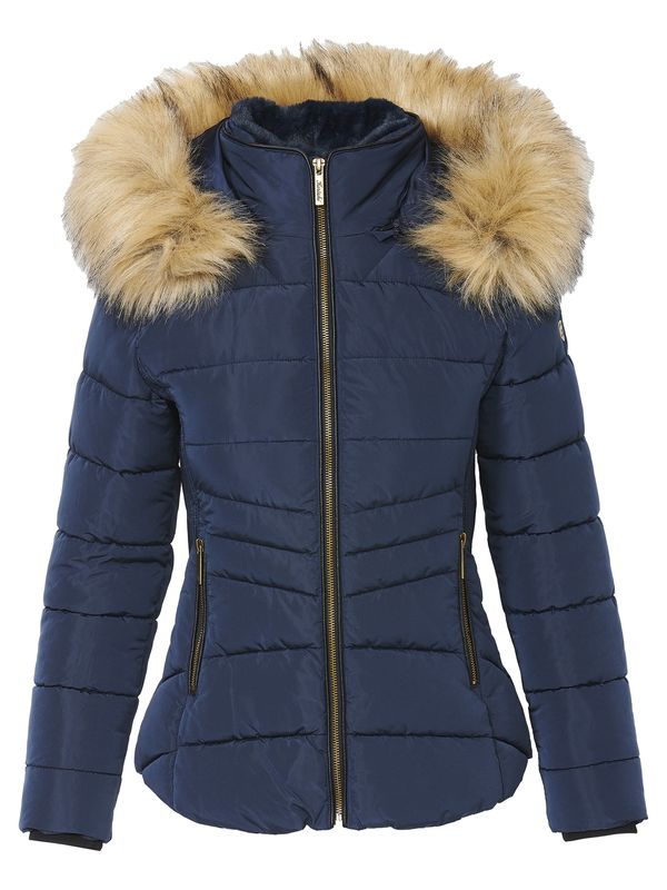 KOROSHI KOROSHI Zimska jakna  mornarsko plava / smeđa