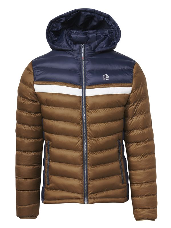 KOROSHI KOROSHI Zimska jakna  morsko plava / smeđa / bijela