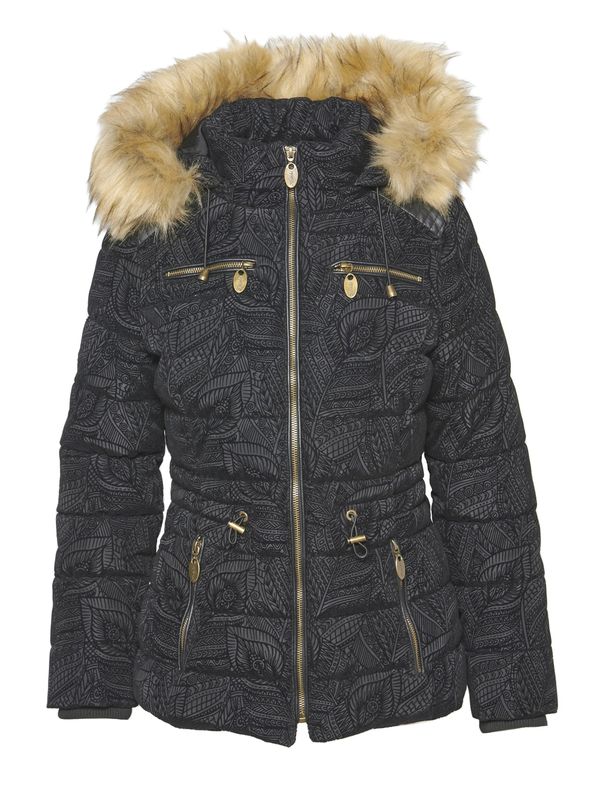 KOROSHI KOROSHI Zimska jakna  siva / crna