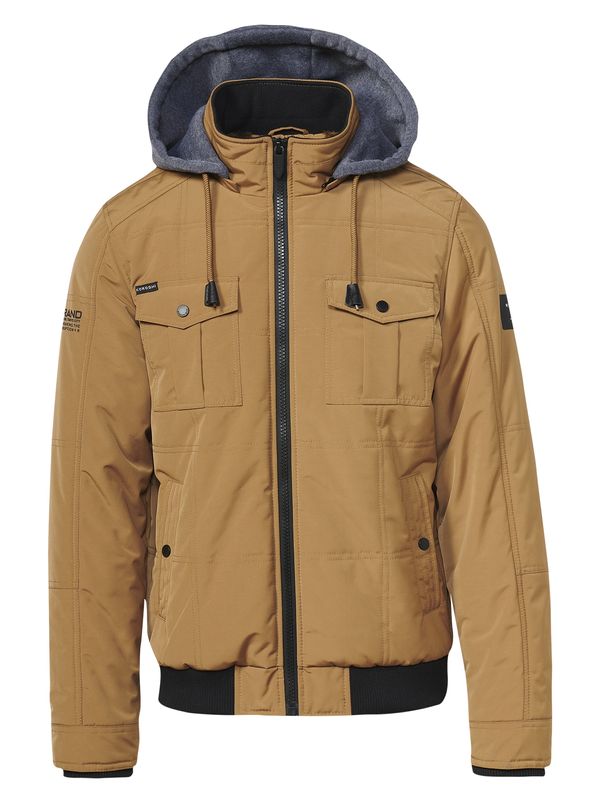 KOROSHI KOROSHI Zimska jakna  smeđa / siva