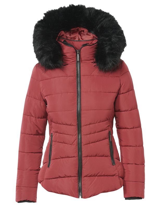 KOROSHI KOROSHI Zimska jakna  tamno crvena / crna