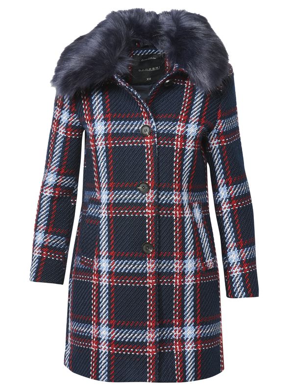 KOROSHI KOROSHI Zimski kaput  mornarsko plava / crvena