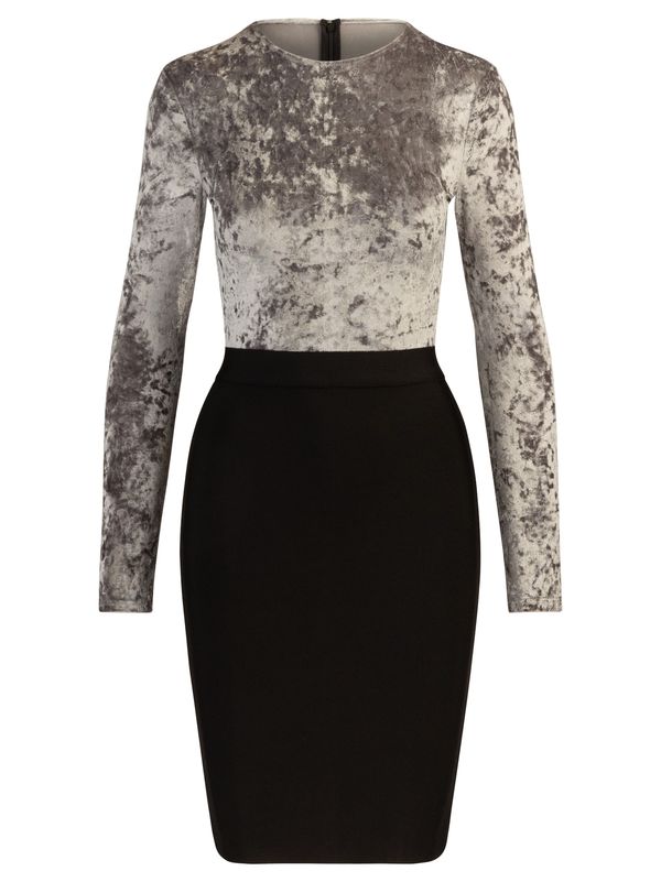 Kraimod Kraimod Haljina za ured  crna / srebro