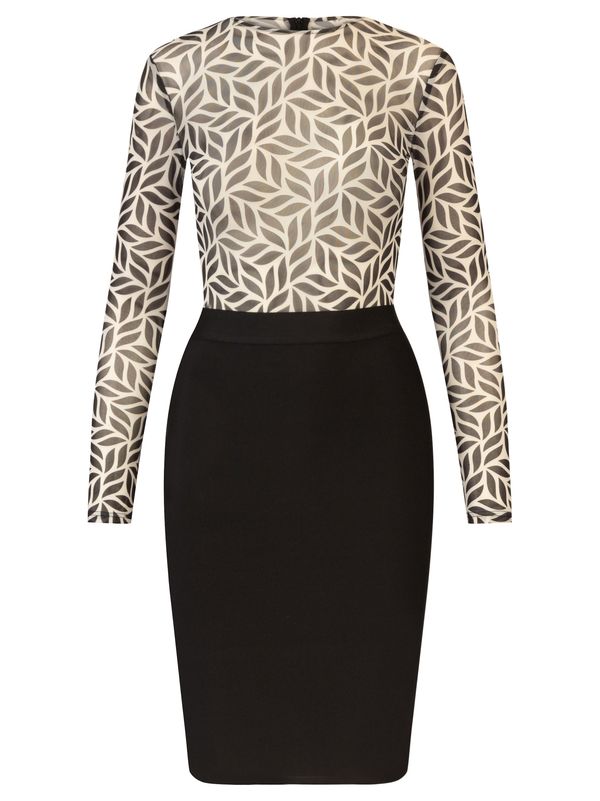 Kraimod Kraimod Haljina za ured  svijetlobež / crna